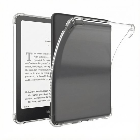 Ereader Hoes - Geschikt voor Amazon Kindle Colorsoft (2024)/Amazon Kindle Colorsoft Signature edition (2024)/Amazon Kindle Paperwhite (2024)/Amazon Kindle Paperwhite Signature Edition (2024) - Transparant van Merkloos