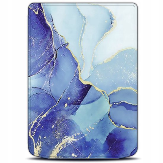 Exoguard Hoesje voor PocketBook Verse Serie & GoBook - Marmer Blauw