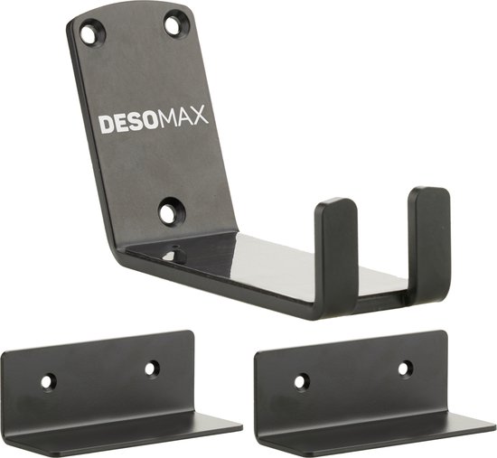 Fiets ophangsysteem ophangbeugel en Muurbeugel DesoMax® Muurhaak - Muurbevestiging voor Pedaal aan de muur - Wandhouder van DesoMax®