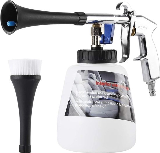 Forever Speed reinigingspistool, hogedruk waspistool, reiniger, instelbare luchtdruk voor autostoel, dashboard, tapijt, auto-interieurreiniger van Forever