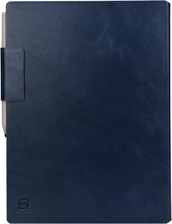 Genuine leren hoes voor reMarkable Paper Pro Tablet 11.8 inch 2024, slank en lichtgewicht folio cover met magnetische sluiting, beschermende boekhoes - Navy kleur