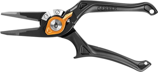 Gerber tang voor het vissen Magniplier 7.5" - Zwart met Oranje van Gerber
