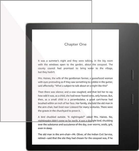 Geschikt voor Kindle Oasis Gen 10 - Screenprotector - Beschermglas Folie van Geschikt voor