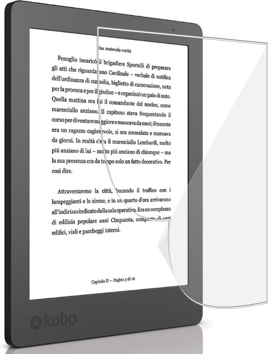 Geschikt voor Kobo Aura Edition 2 Screenprotector - Beschermglas Folie geschikt voor Kobo Aura Edition 2 van Geschikt voor