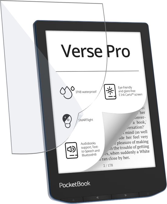 Geschikt voor Pocketbook Verse / Verse Pro / Vivlio Light / Vivlio Light HD - Screenprotector - Beschermglas Folie van Geschikt voor