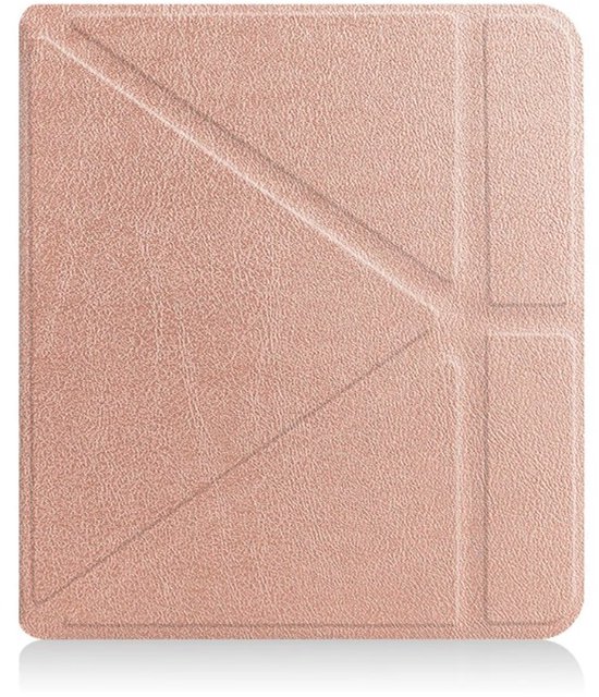 Go Go Gadget - E-readerhoes - Geschikt voor Kobo Libra Colour - Book case - 1 stuk - Rosé Goud