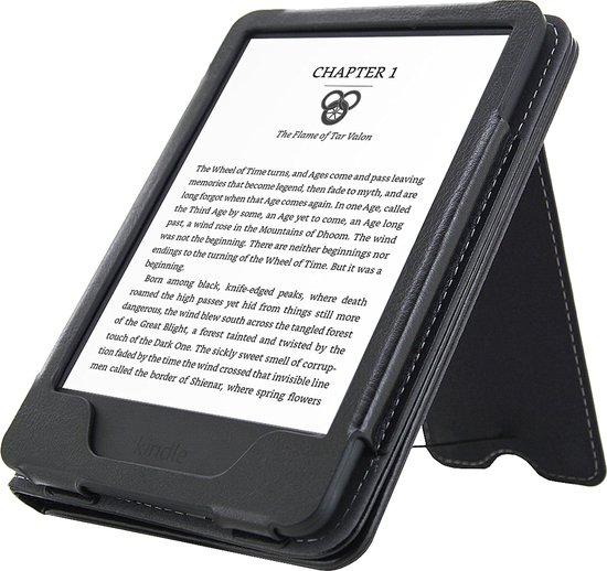 Goodline® - Hoesje geschikt voor de Amazon Kindle (6") 11th Generation - 2in1 Hoes / Stand Cover / Sleepcover - Zwart van Goodline