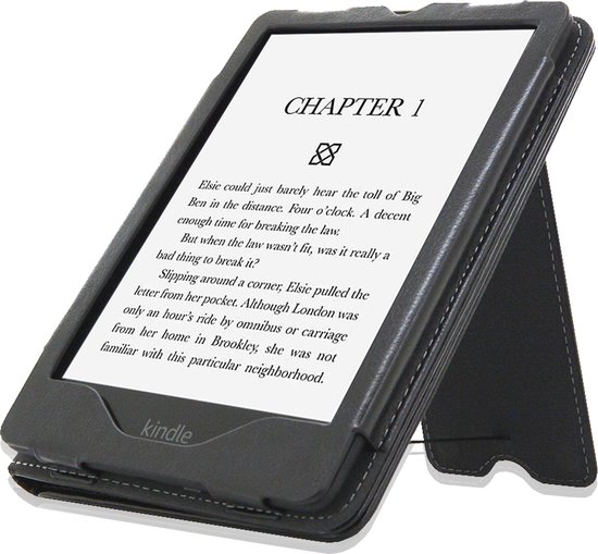Goodline® - Hoesje geschikt voor de Amazon Kindle Paperwhite (6.8") 11th Generation - 2in1 Hoes / Stand Cover / Sleepcover - Zwart van Goodline