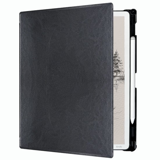 Goodline® - Hoesje geschikt voor de Amazon Kindle Scribe Colorsoft (11") 1st Generation - Hard Cover / Slimfit Hoes / Sleepcover - Zwart