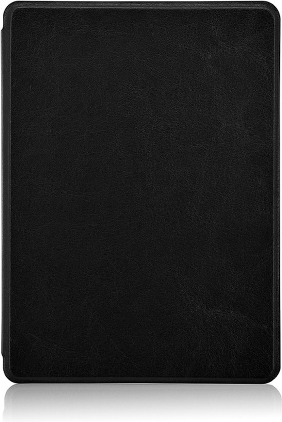 Goodline® - Hoesje geschikt voor de Kobo Aura Edition 2 (6") N236 - Hard Cover Hoes / Slimfit Sleepcover - Zwart van Merkloos