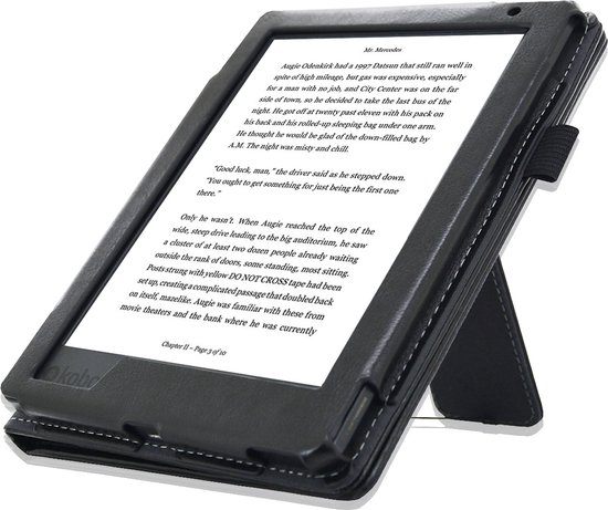 Goodline® - Hoesje geschikt voor de Kobo Aura H2O Edition 2 (6,8") N867 - 2in1 Stand Cover / Hoesje / Sleepcover - Zwart van Goodline