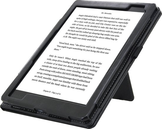 Goodline® - Hoesje geschikt voor de Kobo Aura ONE (7,8") N709 - 2in1 Stand Cover / Hoesje / Sleepcover - Zwart van Merkloos