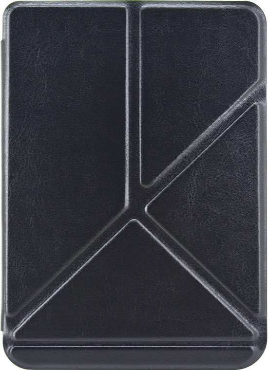 Goodline® - Hoesje geschikt voor de Kobo Clara BW (6") N365 - Origami Hoes / Slimfit Sleepcover - Zwart van Goodline