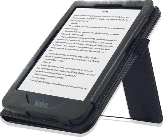 Goodline® - Hoesje geschikt voor de Kobo Clara HD (6") N249 - 2in1 Stand Cover / Hoesje / Sleepcover - Zwart van Goodline