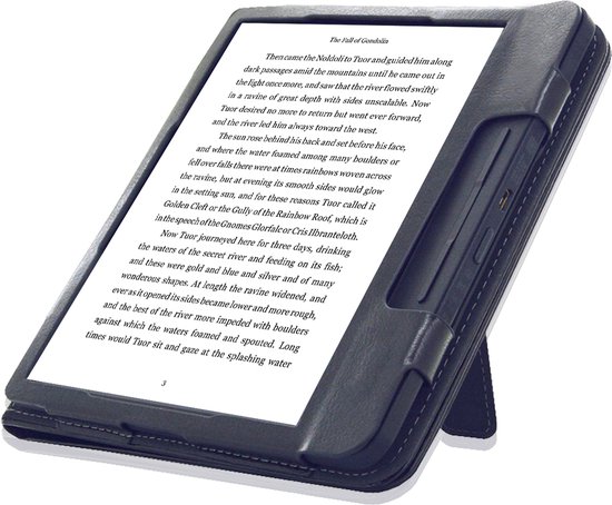 Goodline® - Hoesje geschikt voor de Kobo Forma (8") N782 - 2in1 Stand Cover / Hoesje / Sleepcover - Zwart van Merkloos