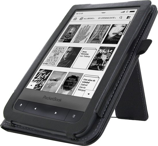 Goodline® - Hoesje geschikt voor de Pocketbook Basic 2 & 3 (6") PB614 - 2in1 Stand Cover / Hoesje / Sleepcover - Zwart van Goodline