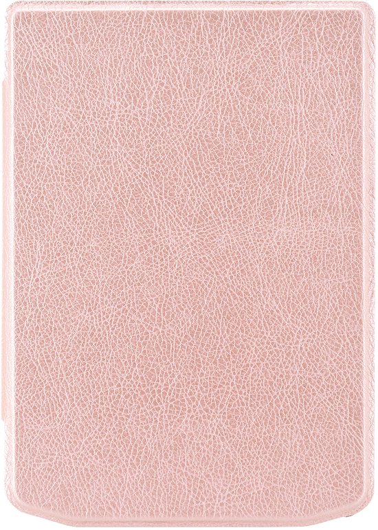 Goodline® - Pocketbook Verse Pro Color (6") - Hard Cover Hoes / Slimfit Sleepcover - Rose Goud van Goodline