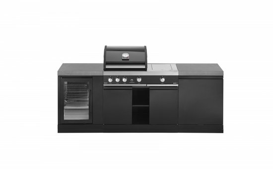 Grandhall 230 Buitenkeuken met koelkast en 2 werkbladen van Grandhall