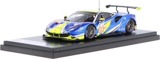 Het 1:43 Diecast-model van de Ferrari 488 GTE Evo 3.9L Turbo V8 Team Inception Racing #59 van de 24H LeMans van 2022. De rijders waren A. West / C. Ledogar en M. Klein. De fabrikant van het schaalmodel is Looksmart. Dit model is all van Looksmart