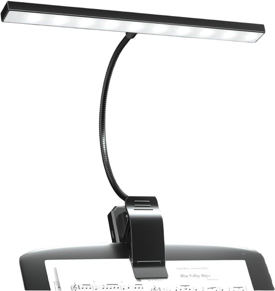 HEZIVO® Lessenaarlamp - lessenaar Lampje - Pianolamp - Muzieklamp - Boekenlamp