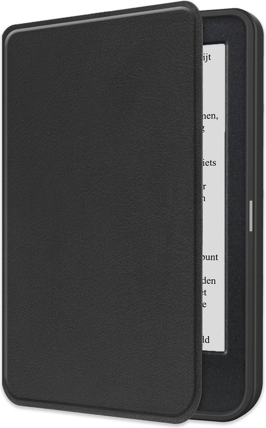 Hoes Geschikt voor Kobo Clara BW Hoesje Bookcase Cover Book Case Hoes Sleepcover - Zwart van BW.