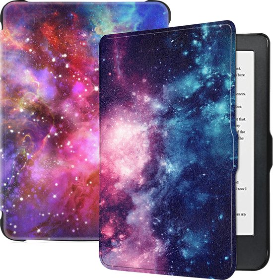 Hoes Geschikt voor Kobo Clara HD Hoesje Bookcase Cover Hoes - Hoesje Geschikt voor Kobo Clara HD Hoes Cover Case - Galaxy van Elando.