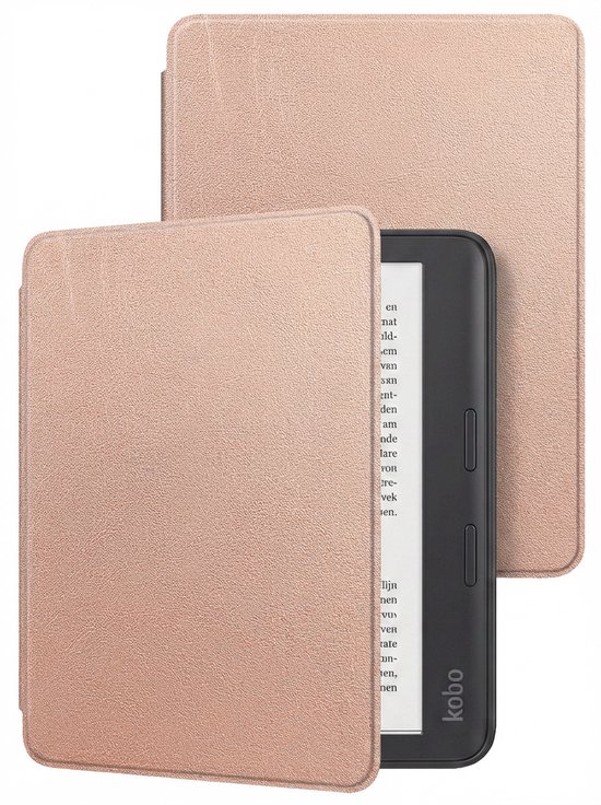 Hoes Geschikt voor Kobo Elipsa 2E - E-reader Hoesje Bescherm Hoesje Case Sleep Cover - Hoes Geschikt voor Kobo Elipsa 2E Hoesje - Rosé Goud