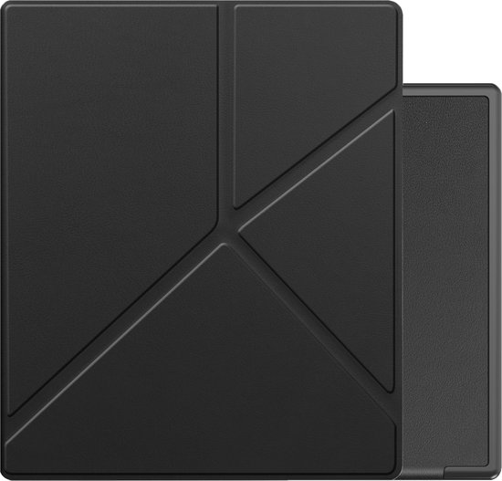 Hoes Geschikt voor Kobo Elipsa 2E Hoesje Bookcase Cover Book Case Hoes Sleepcover Trifold - Zwart van Mobiparts