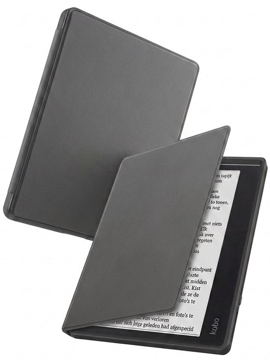 Hoes Geschikt voor Kobo Elipsa 2E - Luxe E-reader Bescherm Case - Hoesje Book Cover - Grijs