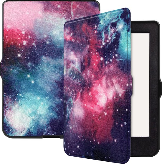 Hoes Geschikt voor Kobo Nia Hoesje Bookcase Cover Hoes - Hoesje Geschikt voor Kobo Nia Hoes Cover Case - Galaxy van MMOBIEL