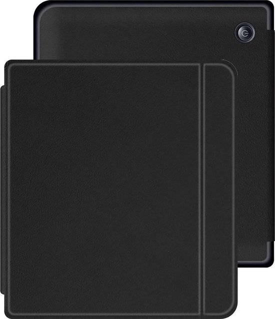 Hoes Geschikt voor Tolino Vision 5 Hoesje Bookcase Cover Hoes - Hoesje Geschikt voor Tolino Vision 5 Hoes Cover Case - Zwart van Merkloos
