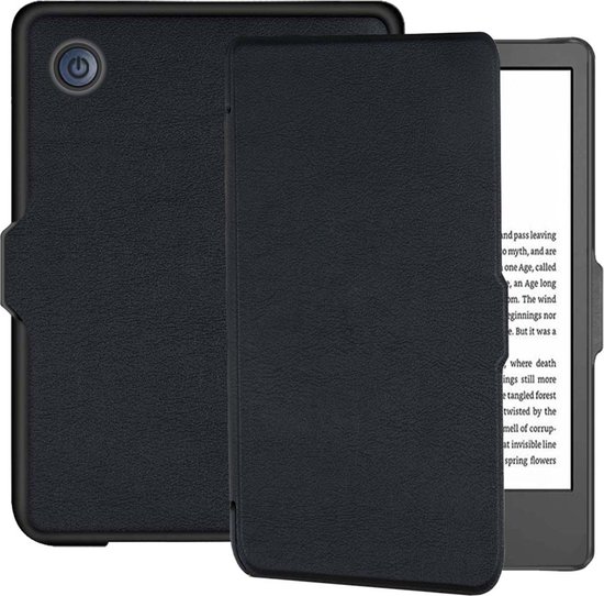 Hoesje geschikt voor Kobo Clara 2E E-reader - iMoshion Slim Hard Case Bookcase - Ook geschikt voor Tolino Shine 4 - Zwart van iMoshion