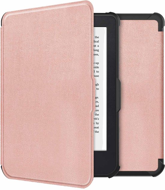 Hoesje geschikt voor Kobo Clara 2E E-reader - iMoshion Slim Soft Case Bookcase - Ook geschikt voor Tolino Shine 4 - Rosé Goud van iMoshion