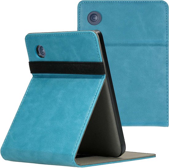 Hoesje geschikt voor Kobo Clara 2E E-reader - iMoshion Stand Flipcase - Ook geschikt voor Tolino Shine 4 - Lichtblauw van Hoesje 
