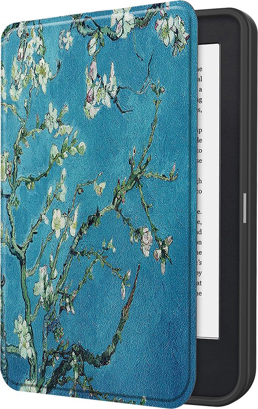 Hoesje Geschikt voor Kobo Clara 2E Hoes Bescherm Hoesje Case Sleep Cover - Hoes Geschikt voor Kobo Clara 2E Hoesje - Bloesem van Hoesje 