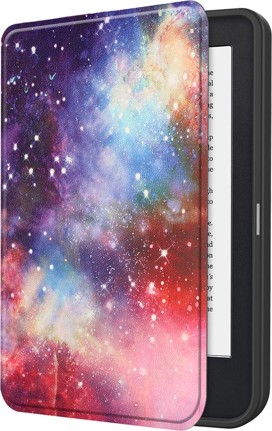 Hoesje Geschikt voor Kobo Clara 2E Hoes Bescherm Hoesje Case Sleep Cover - Hoes Geschikt voor Kobo Clara 2E Hoesje - Galaxy van Hoesje 