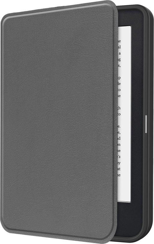Hoesje Geschikt voor Kobo Clara 2E Hoes Bescherm Hoesje Case Sleep Cover - Hoes Geschikt voor Kobo Clara 2E Hoesje - Grijs van Hoesje 