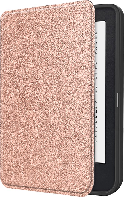 Hoesje Geschikt voor Kobo Clara 2E Hoes Bescherm Hoesje Case Sleep Cover - Hoes Geschikt voor Kobo Clara 2E Hoesje - Rosé Goud van Hoesje 