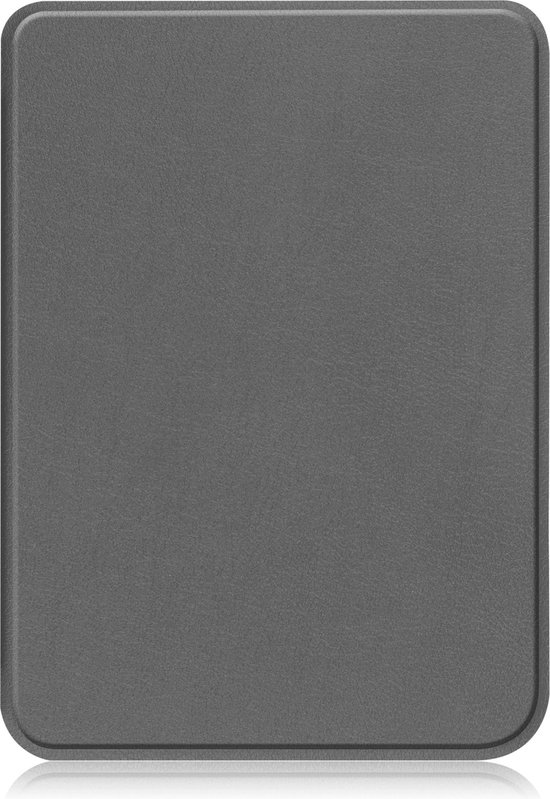 Hoesje Geschikt voor Kobo Clara 2E Hoes Book Case - Hoes Geschikt voor Kobo Clara 2E Hoesje Book Cover - Grijs van Hoesje 