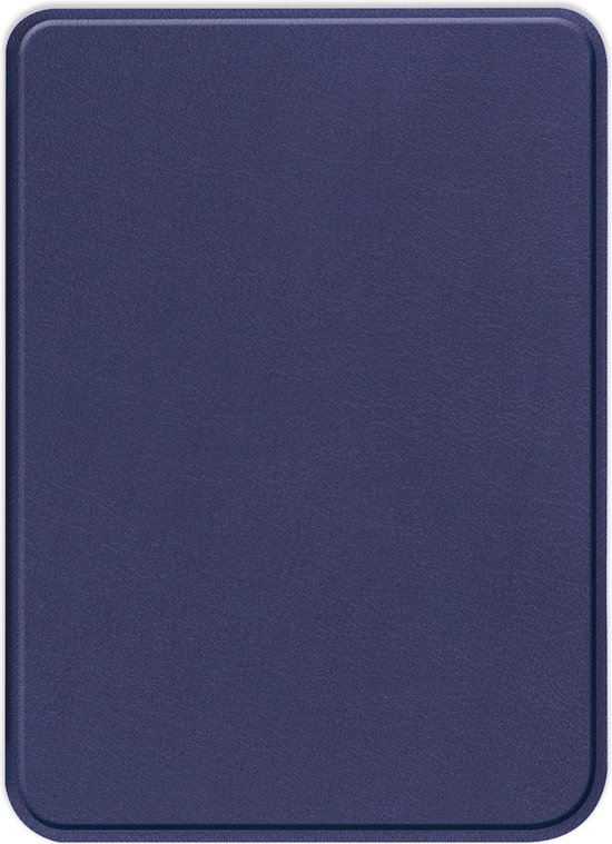 Hoesje Geschikt voor Kobo Clara BW Hoes Book Case - Hoes Geschikt voor Kobo Clara BW Hoesje Book Cover - Donkerblauw van Hoesje 