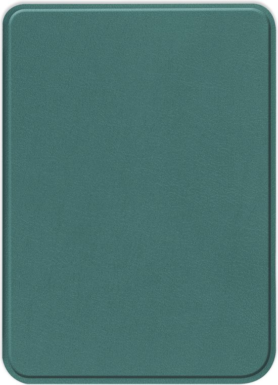 Hoesje Geschikt voor Kobo Clara BW Hoes Book Case - Hoes Geschikt voor Kobo Clara BW Hoesje Book Cover - Donkergroen van Merkloos