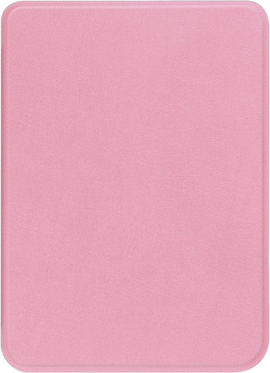 Hoesje Geschikt voor Kobo Clara BW Hoes Book Case - Hoes Geschikt voor Kobo Clara BW Hoesje Book Cover - Roze van Merkloos