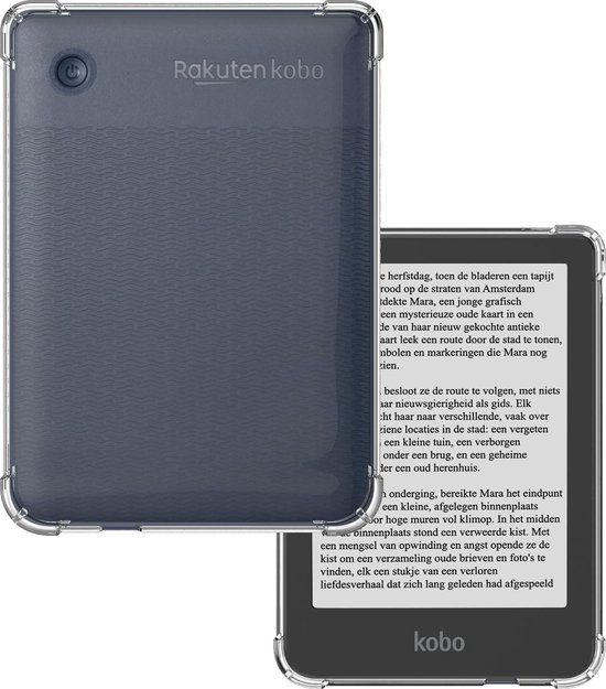 Hoesje Geschikt voor Kobo Clara BW Hoes eReader Shockbestendig Back Cover Siliconen Tablet Case - Transparant van Hoesje 