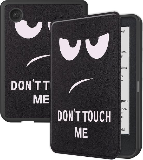 Hoesje Geschikt voor Kobo Clara BW Hoesje Luxe Bescherm Case - Hoes Geschikt voor Kobo Clara BW Hoes Book Cover - Don't Touch Me van Hoesje 