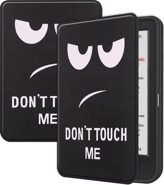 Hoesje Geschikt voor Kobo Clara Colour Hoes Bescherm Hoesje Case Sleep Cover - Hoes Geschikt voor Kobo Clara Colour Hoesje - Don't Touch Me van Donkeytronics