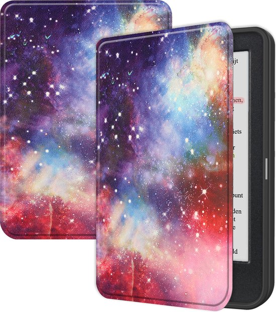 Hoesje Geschikt voor Kobo Clara Colour Hoes Bescherm Hoesje Case Sleep Cover - Hoes Geschikt voor Kobo Clara Colour Hoesje - Galaxy van Caseable