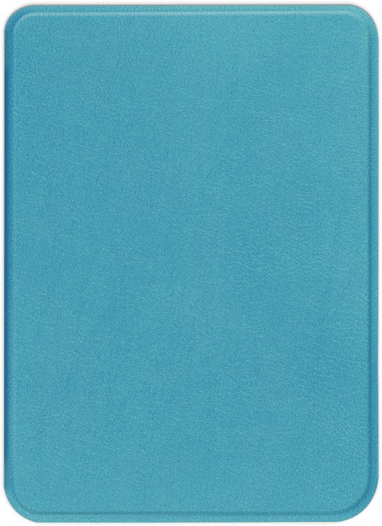 Hoesje Geschikt voor Kobo Clara Colour Hoes Book Case - Hoes Geschikt voor Kobo Clara Colour Hoesje Book Cover - Turquoise van Merkloos