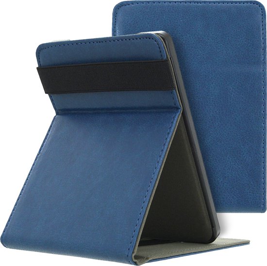 Hoesje geschikt voor Kobo Clara HD E-reader - iMoshion Stand Flipcase - Donkerblauw van Hoesje 