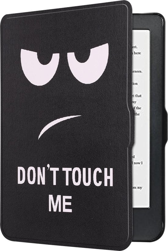 Hoesje Geschikt voor Kobo Clara HD Hoesje Luxe Bescherm Case - Hoes Geschikt voor Kobo Clara HD Hoes Book Cover - Don't Touch Me van Merkloos