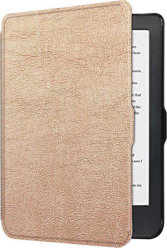 Hoesje Geschikt voor Kobo Clara HD Hoesje Luxe Bescherm Case - Hoes Geschikt voor Kobo Clara HD Hoes Book Cover - Rosé Goud van EpicDealz